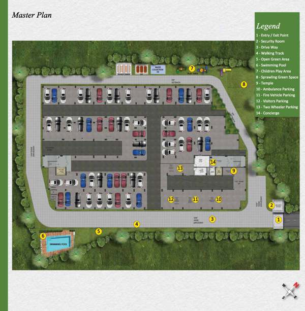 Sugarcane Apartment 3 BHK premium apartment at Raghunathpur, Bhubaneswar